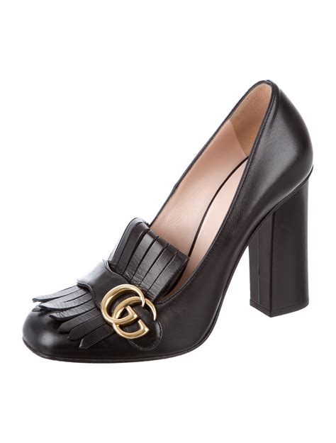 gucci marmont heels styling